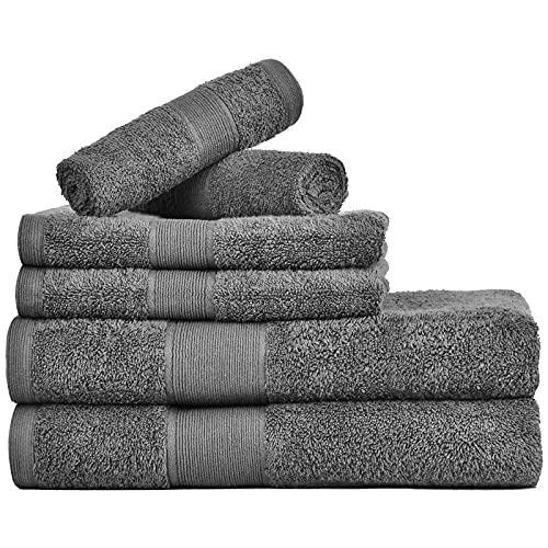 SPITIKO HOMES Premium Bath Mat & Towel Set - Ultra Absorbent, Quick Dry, Non-Slip Bathroom Rug & Towels for Bath, Shower, Spa - Soft & Plush Cotton Bath Accessories