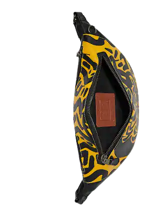 Coach Disney Mickey Mouse X Keith Haring Warren Crossbody Belt Bag - Stylish Unisex Waist Pack for Travel, Concerts & Everyday Use