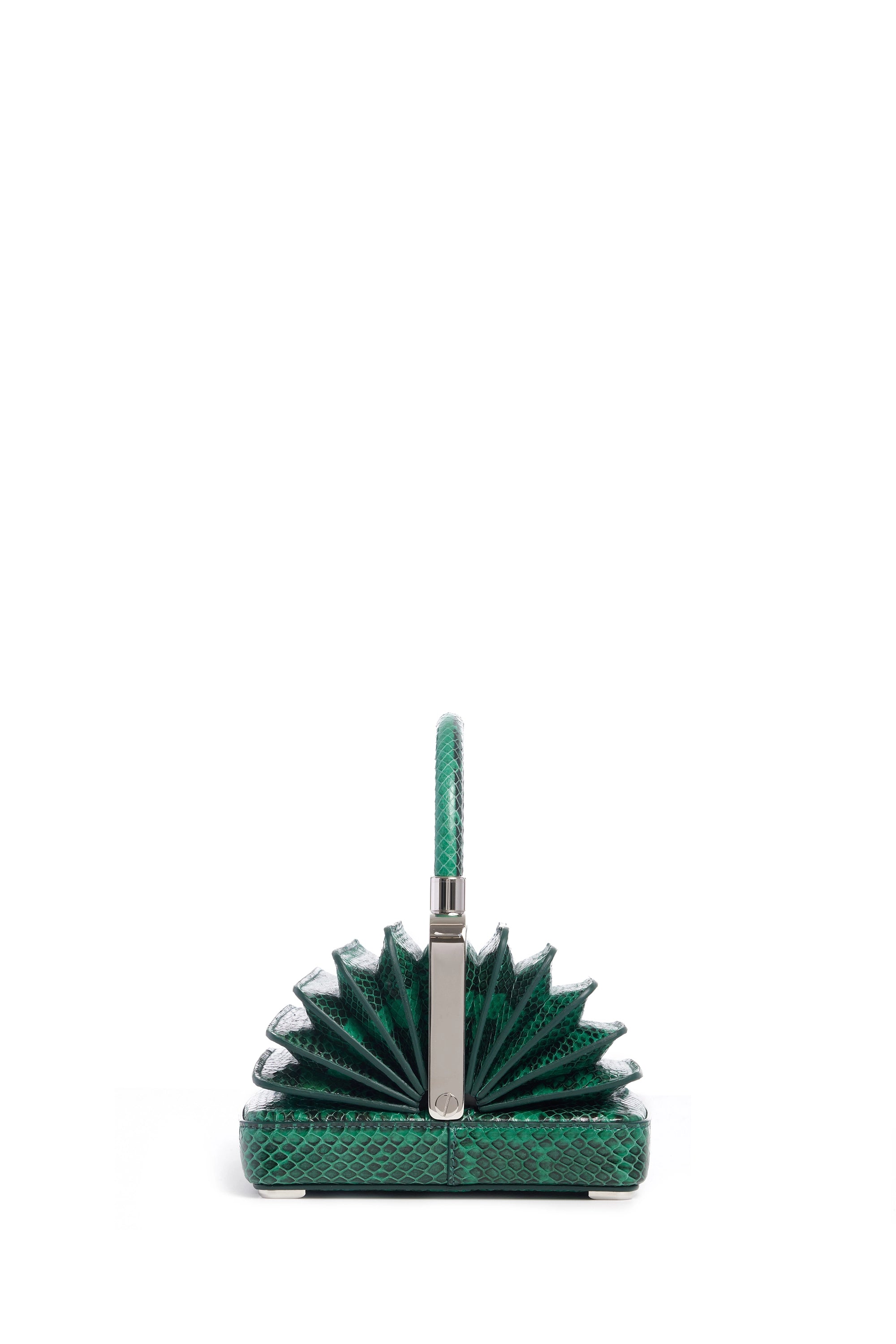 Stylish Small Diana Bag in Green Snakeskin - Perfect for Women's Everyday Use, Work, and Evening Out