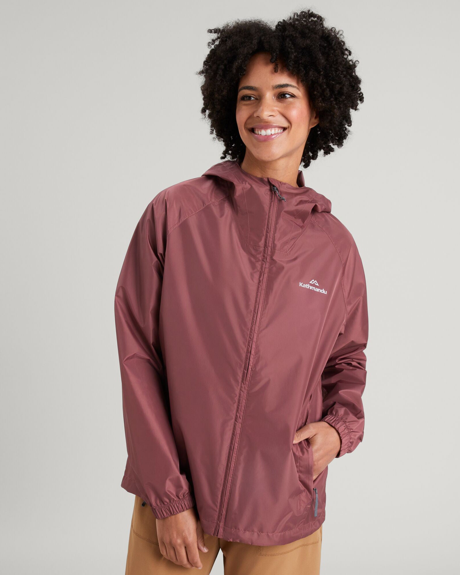 Women's Waterproof 2-Layer Rain Jacket with Pockets | Lightweight & Breathable | Perfect for Hiking, Commuting & Outdoor Activities
