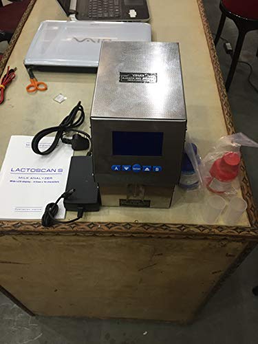 Lactoscan Milk Analyzer - Portable Milk Testing Device for Dairy Farmers | Accurate Fat, Protein & Lactose Measurement | Perfect for Farm, Lab & Quality Control Use