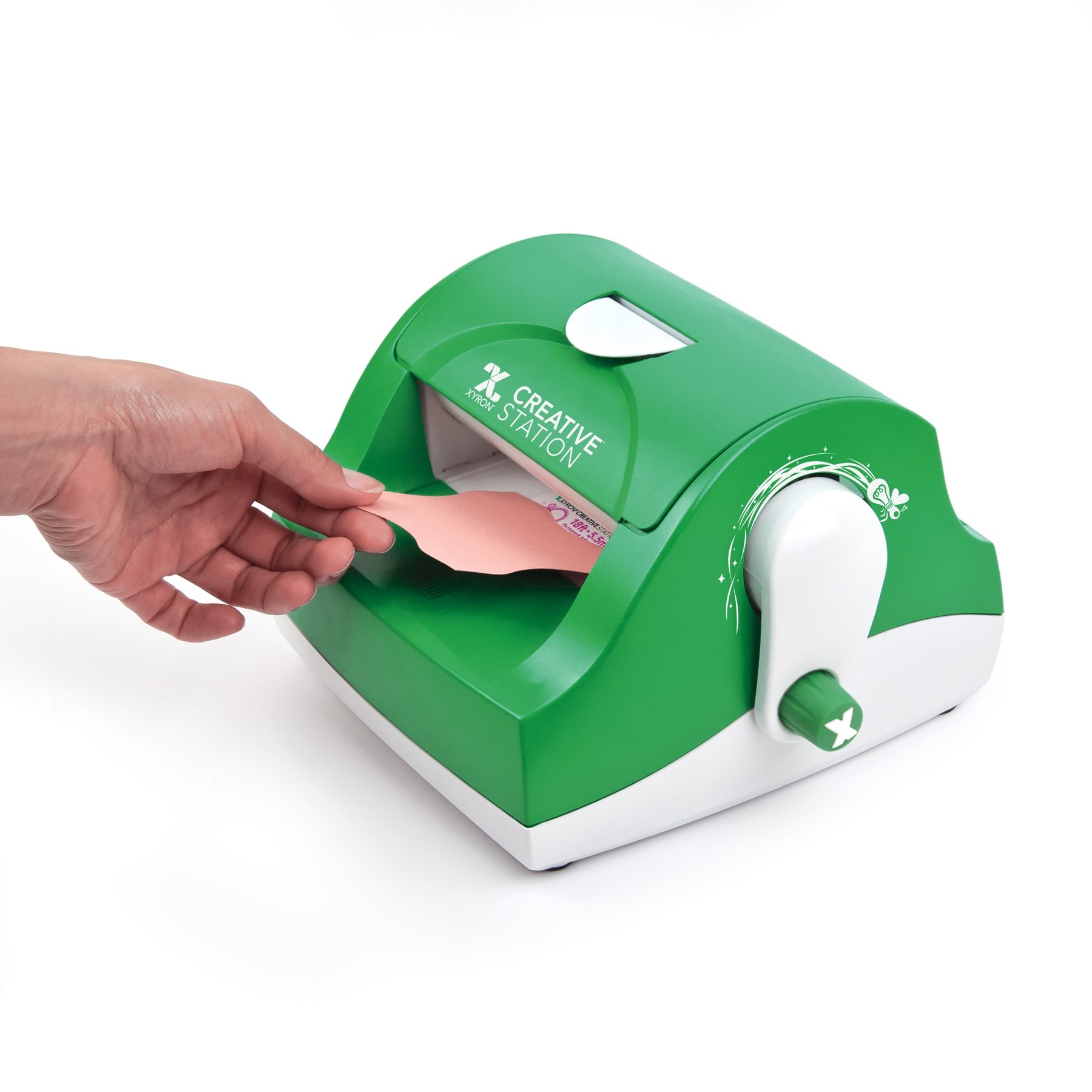 Xyron XRN510 Creative Station Multi-Use Crafting Machine with Permanent-Adhesive Cartridge - Perfect for Scrapbooking, DIY Projects, Card Making & Home Decor