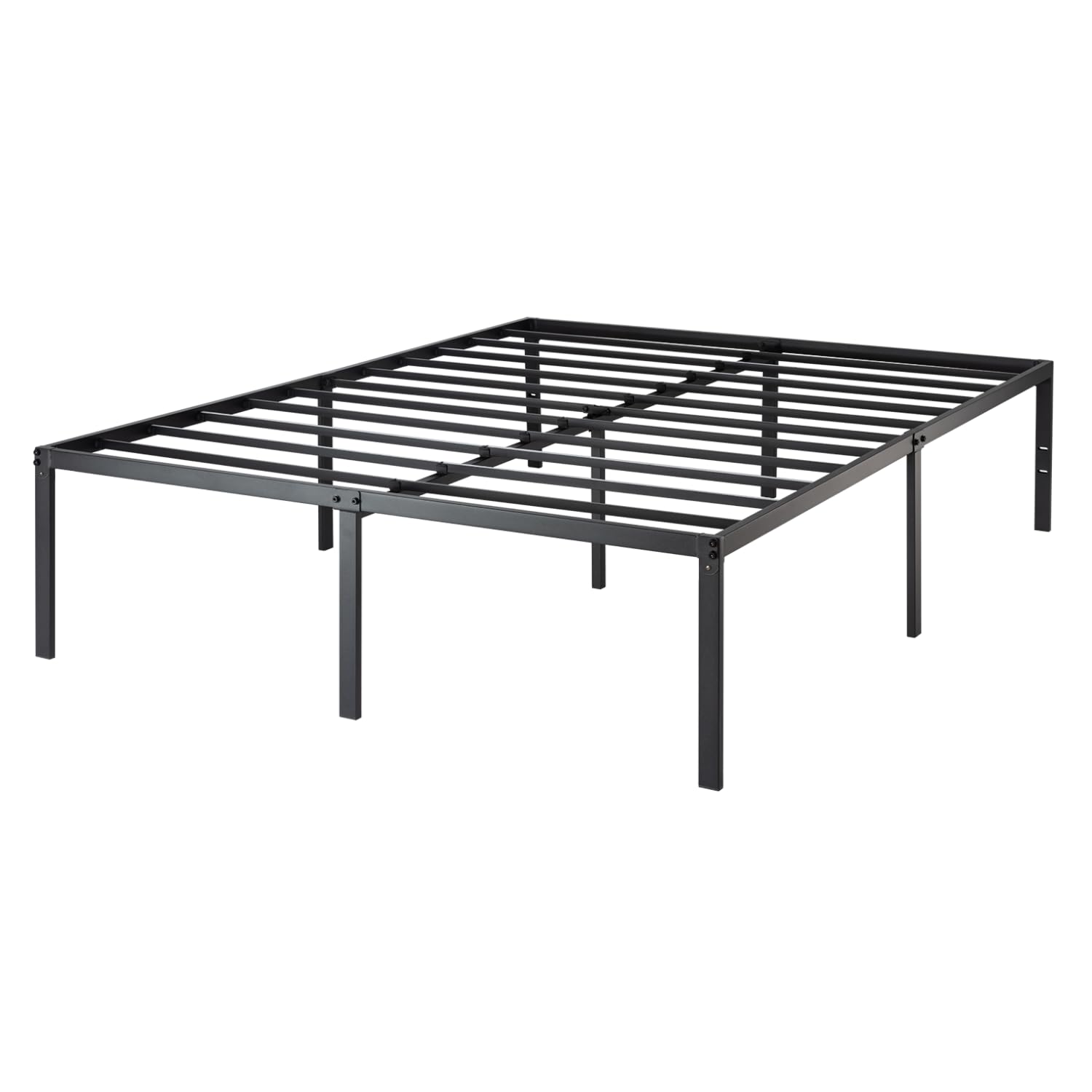Sturdy King Size Metal Platform Bed Frame - Heavy Duty SHA CERLIN Bed with No Box Spring Needed | Easy Assembly, Quiet Mattress Foundation, Headboard Slots | Perfect for Master Bedrooms & Guest Rooms