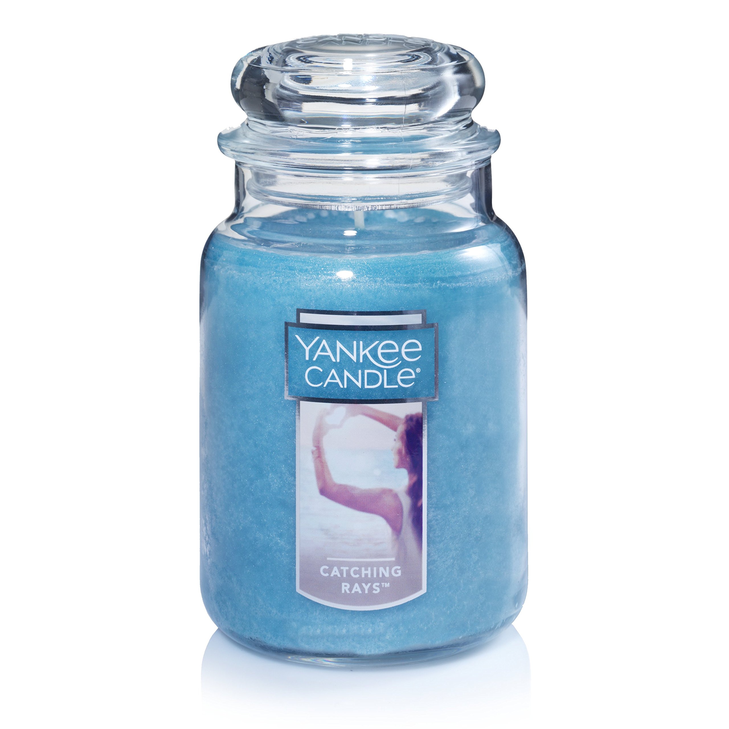 Yankee Candle Catching Rays Scented Large Jar Candle - 22oz Single Wick, 110+ Hours Burn Time | Perfect for Home Decor, Relaxation & Aromatherapy