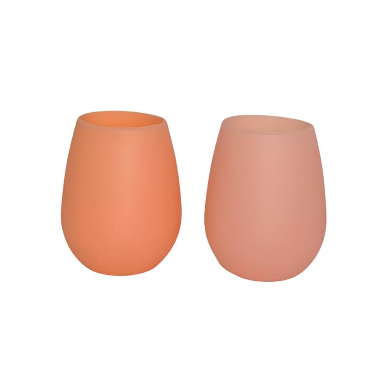 Fegg Peach & Petal Silicone Glasses - Soft Flexible Eyewear for Kids & Adults - Perfect for Sports, Swimming, and Outdoor Activities
