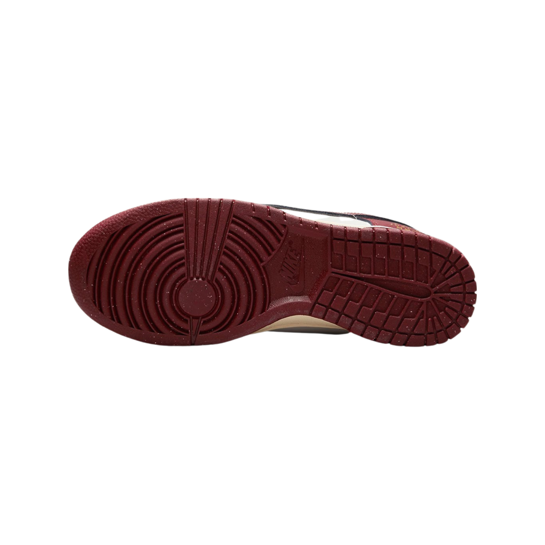 Nike Women's Dunk Low Sneakers - Team Red & Sail White Colorway | Casual Wear, Street Style & Everyday Comfort