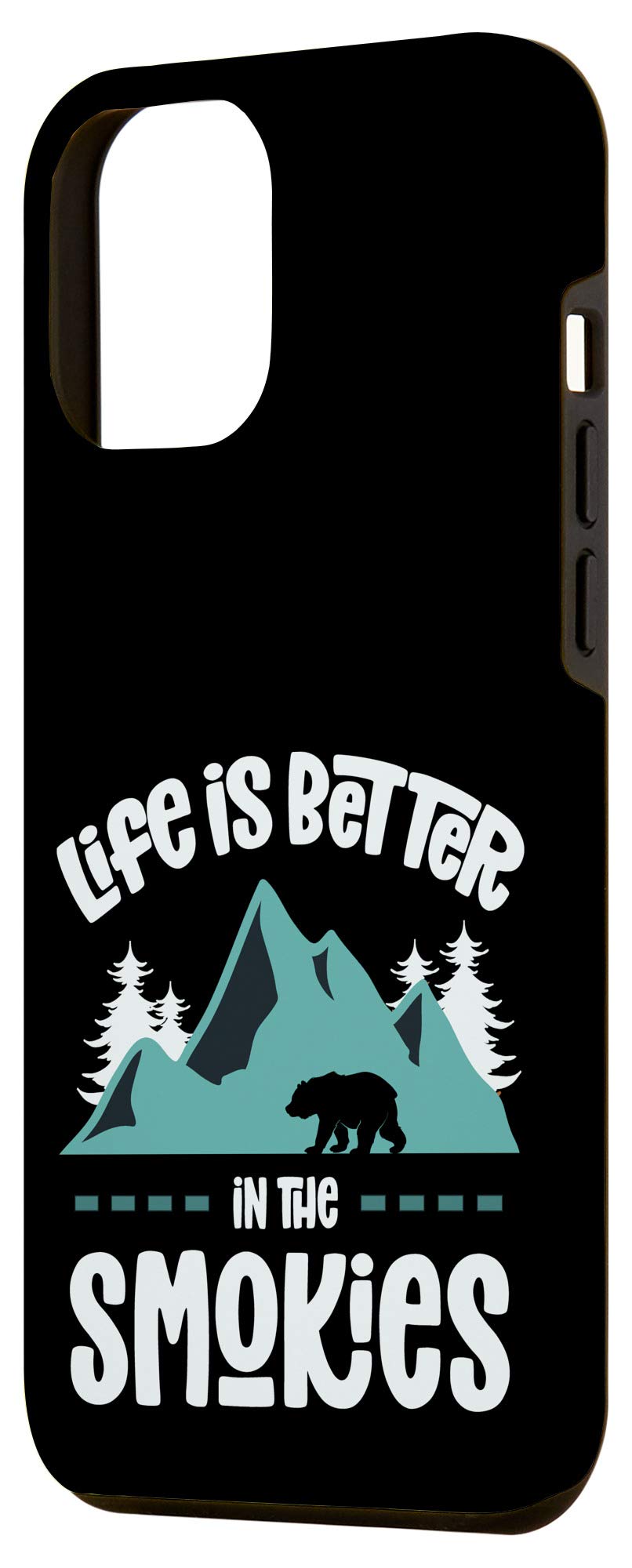 iPhone 12 Pro Max Case - Premium Smoky Mountains Bear Design Protective Phone Cover for Outdoor Enthusiasts | Perfect for Hiking, Camping & Nature Lovers