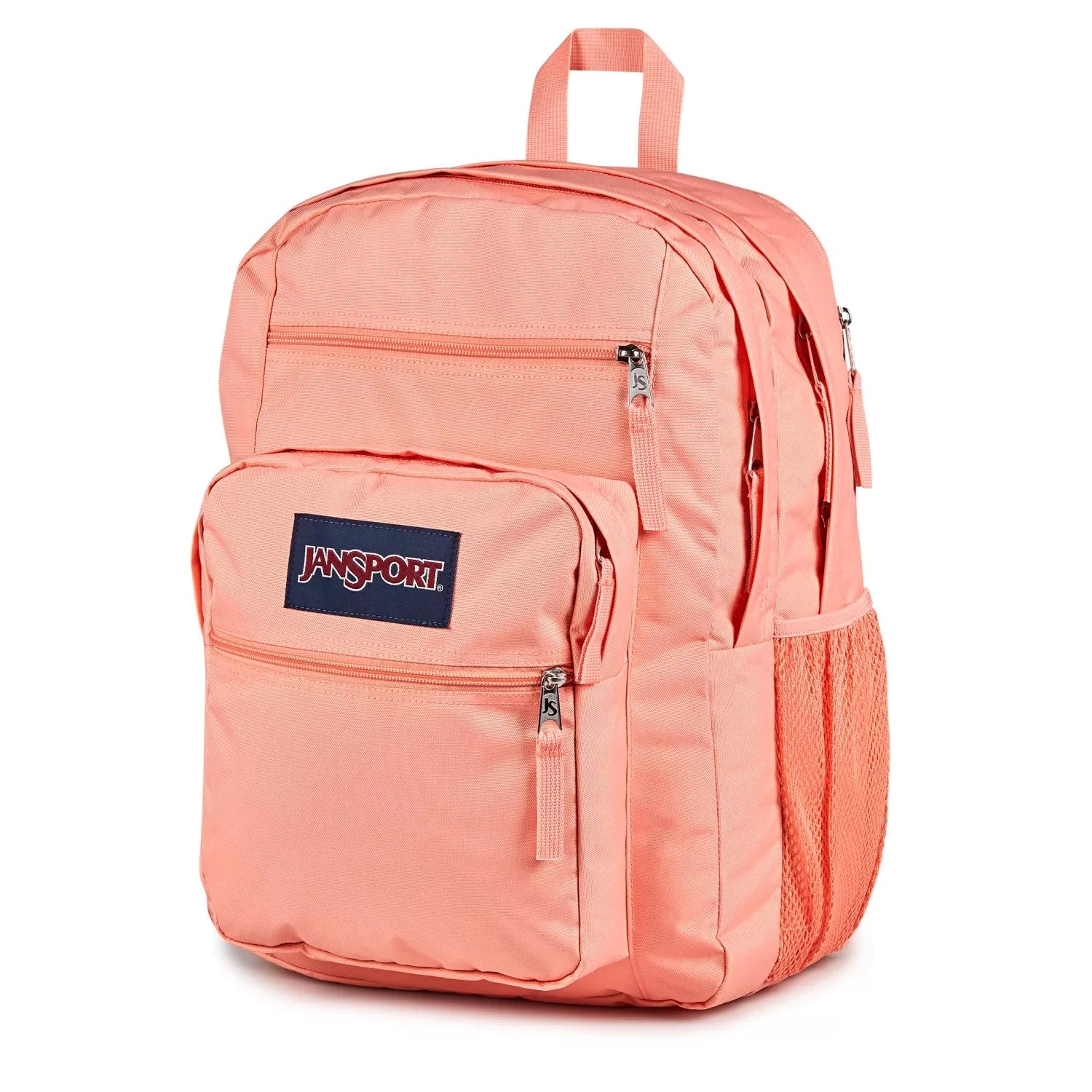 JanSport Big Student Backpack for School & Travel - Lightweight Laptop Backpack with Spacious Compartment, Durable Peach Pink Design | Perfect for College, High School, Work & Outdoor Adventures