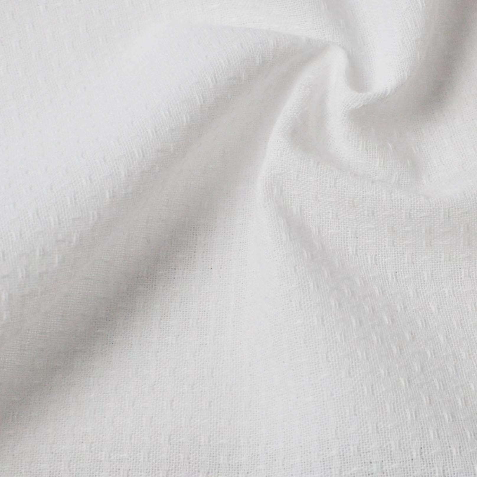 White Semi-Sheer Window Valances - 54x15 Inch Kitchen, Bedroom & Bathroom Curtains for Small Windows | Perfect for Cafe, Home & Office Decor