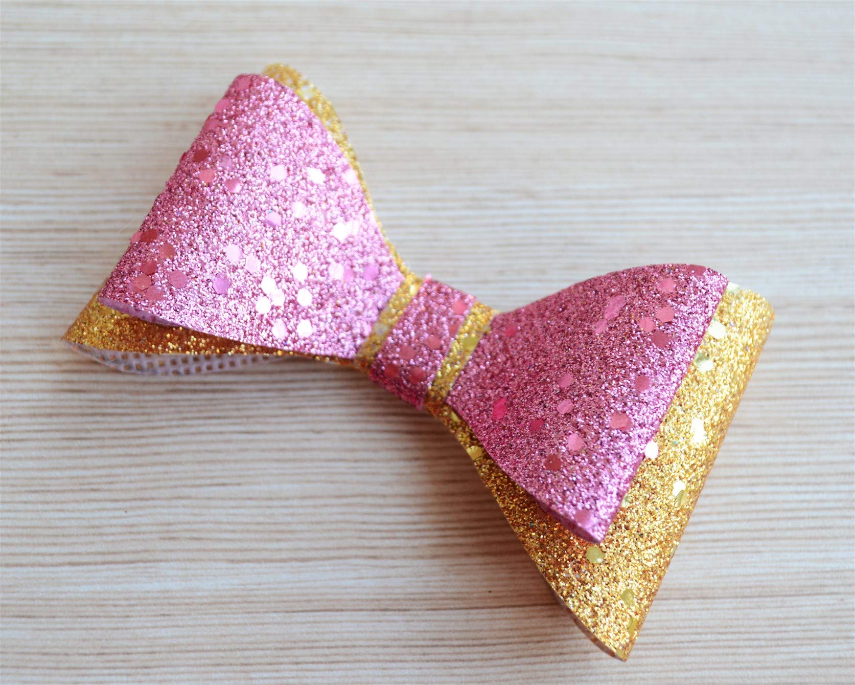 Pretty Ponytails Hair Bow Gift Set - Pink, Blue & Gold Hair Accessories for Girls | Perfect for School, Parties & Special Occasions | Must-Have Hair Bows