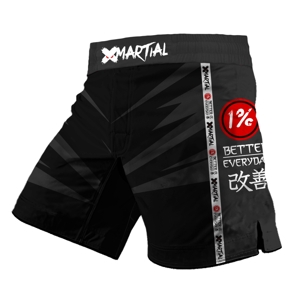 Premium Jiu Jitsu Rank 2.0 Hybrid Grappling Shorts - Lightweight MMA & BJJ Training Shorts for Men - Perfect for Brazilian Jiu-Jitsu, No-Gi Grappling & Combat Sports
