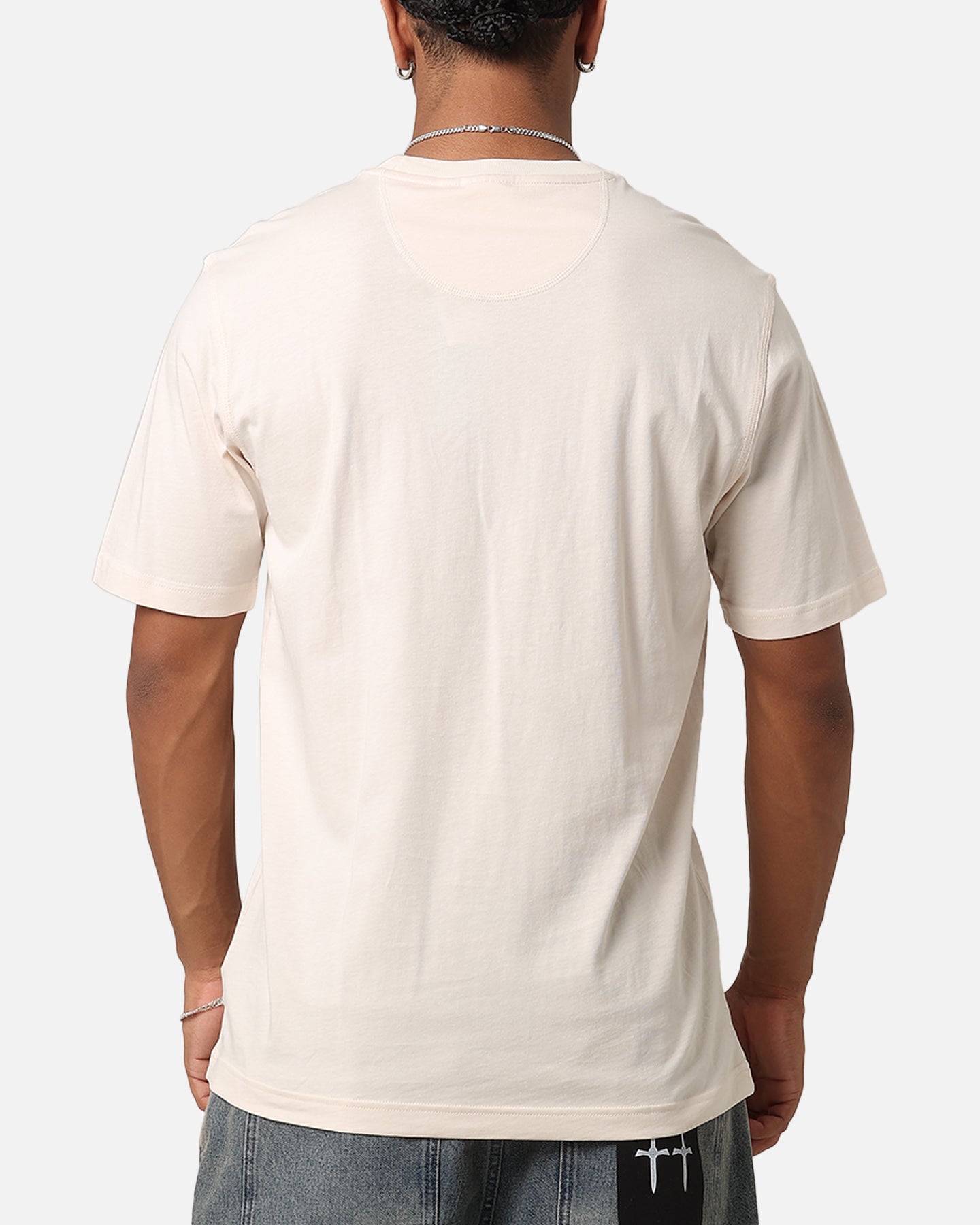 Adidas Essentials Men's T-Shirt - Wonder White - Comfortable Cotton Crewneck Tee for Casual Wear, Gym & Everyday Outfits