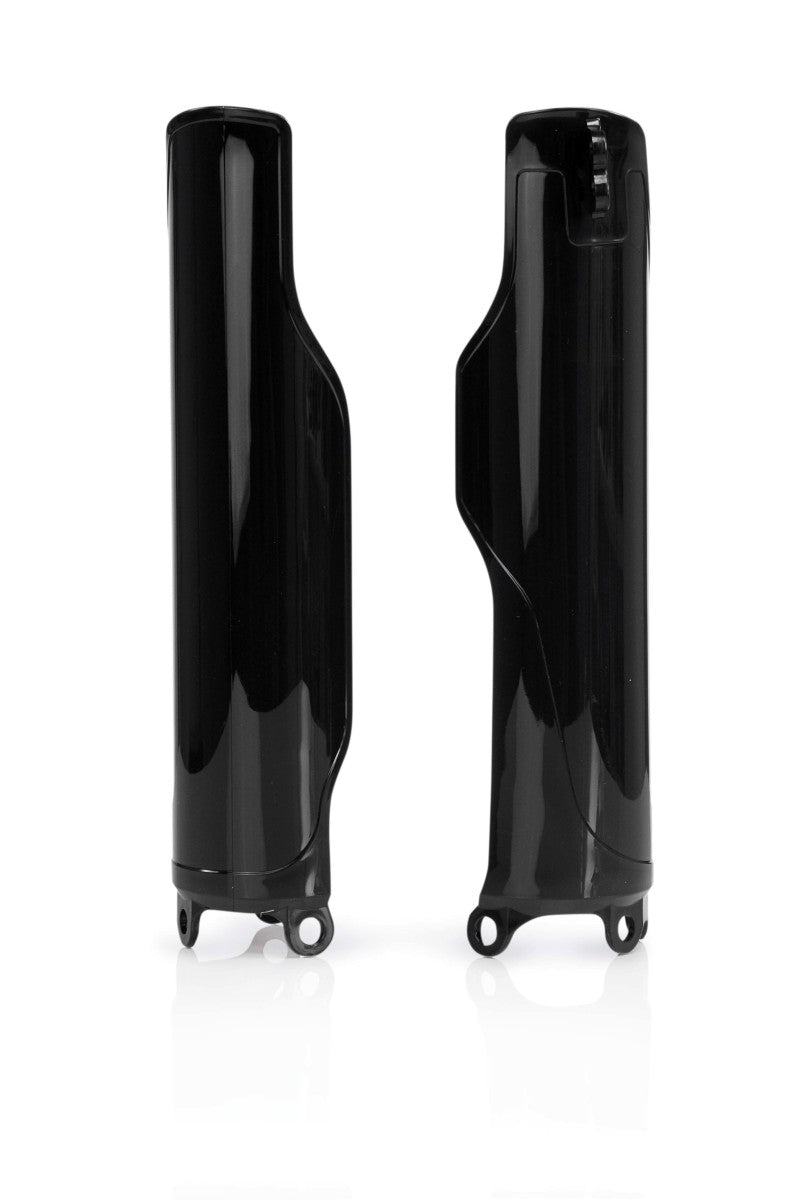 Acerbis Lower Fork Cover Set for 2004-2007 Honda CR & 2006-2017 CRF250R/CRF450R - Black | Dirt Bike Protection for Off-Road & Motocross Riding