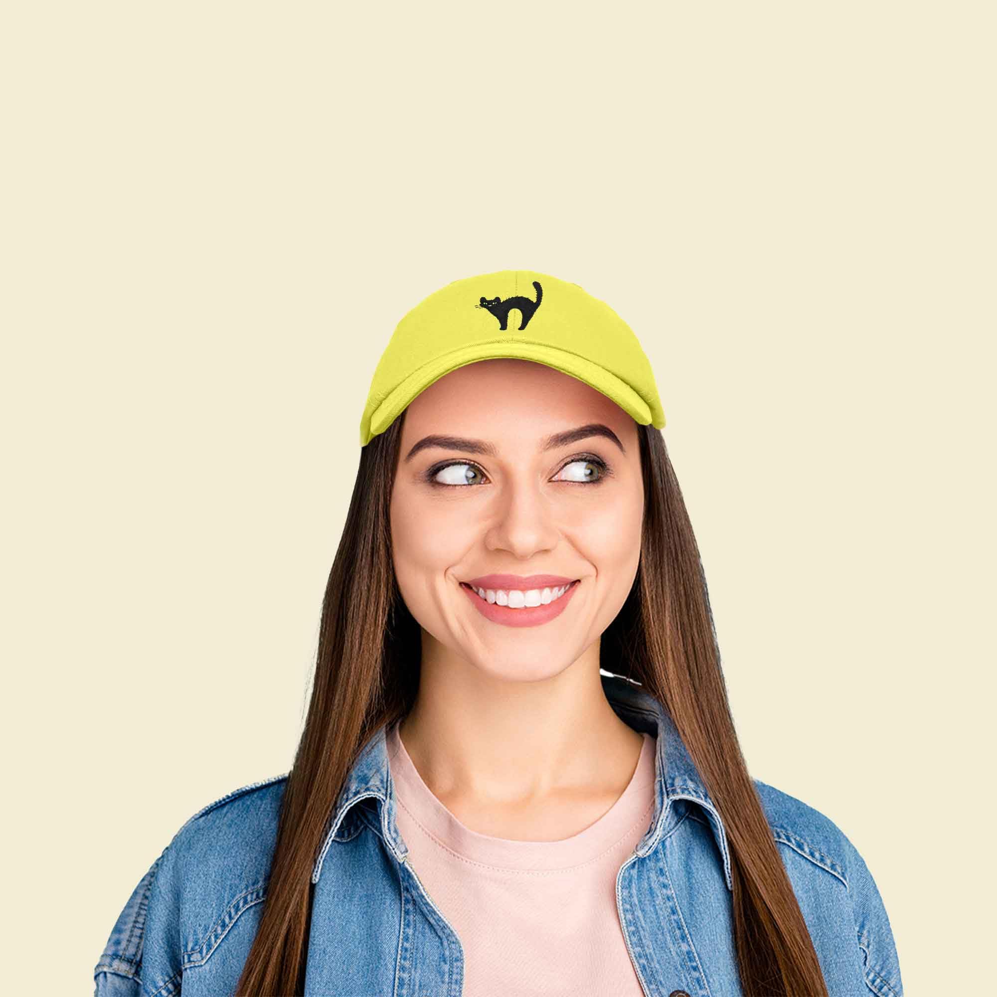 Stylish DALIX Black Cat Baseball Cap for Women - Perfect for Halloween Costumes, Cosplay & Casual Wear