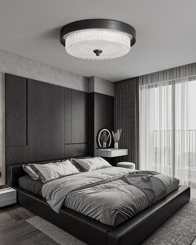 Aurestella Modern LED Ceiling Light Fixture - Energy Efficient Flush Mount Lighting for Bedroom, Living Room, Kitchen & Hallway