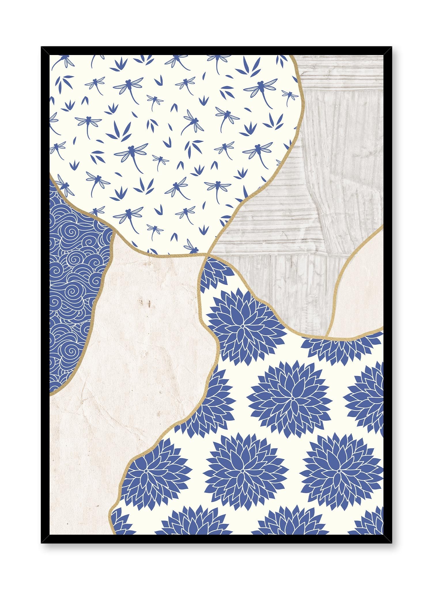 Kintsugi Art Poster - Japanese Golden Repair Wall Decor for Home & Office - Perfect for Living Room, Bedroom, or Gift Giving