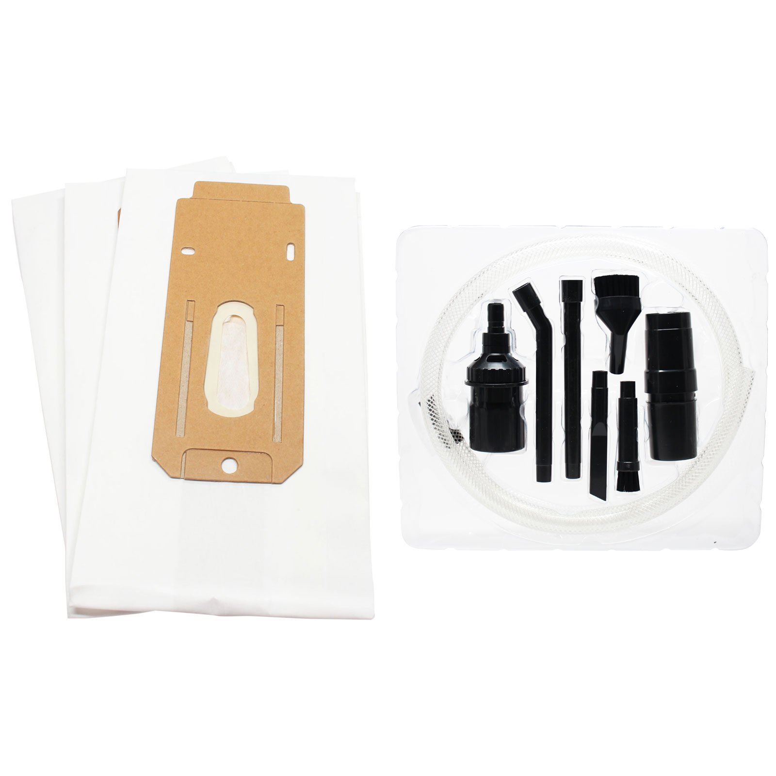 UpStart Battery 3 Replacement Vacuum Bags for Oreck XL3600HH - 7-Piece Micro Vacuum Attachment Kit - Compatible with Oreck CCPK8DW & Type CC Vacuum Bags - Perfect for Deep Cleaning Carpets, Hard Floors & Upholstery