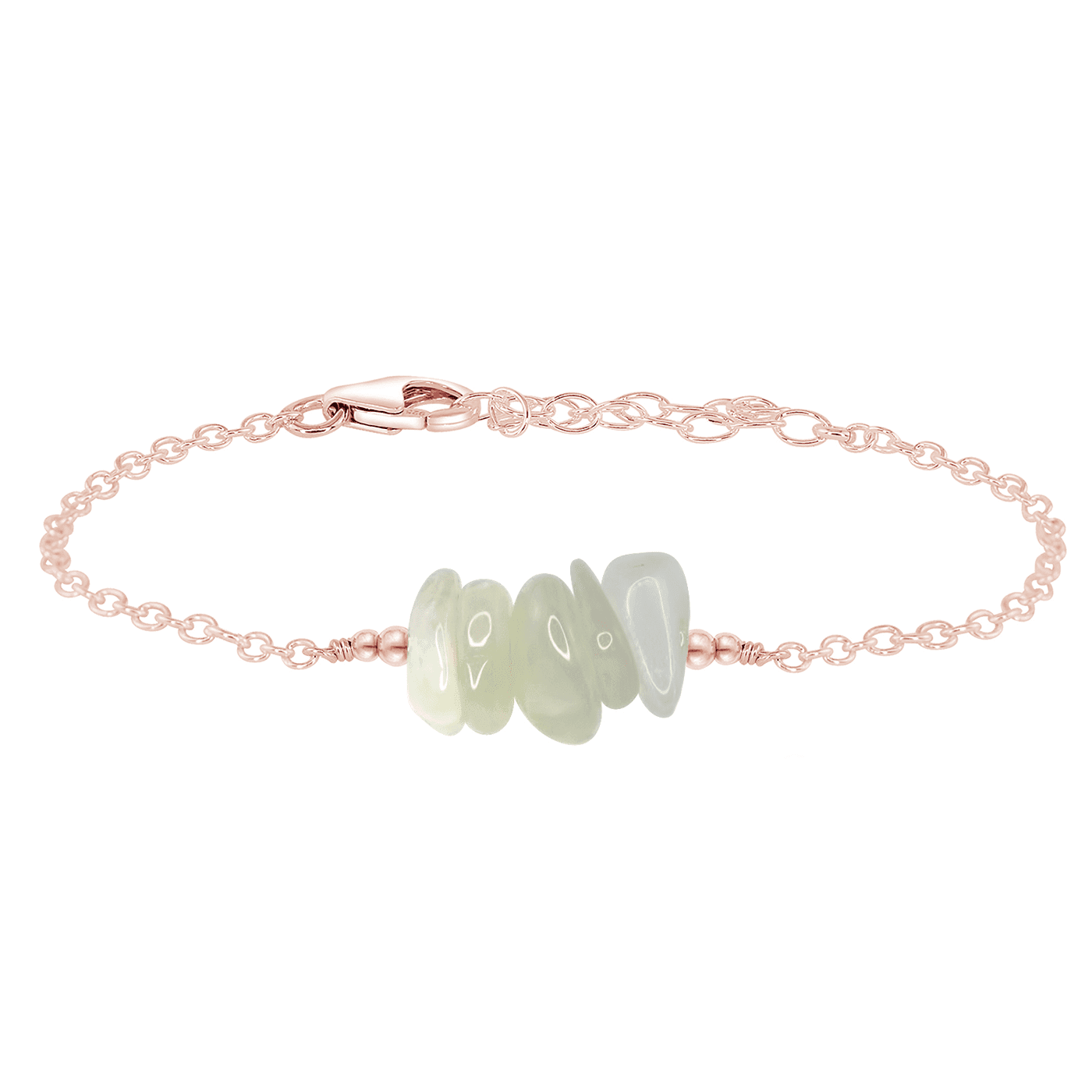 White Moonstone Chip Bead Bar Bracelet | Natural Gemstone Jewelry for Women | Perfect for Yoga, Meditation & Boho Fashion
