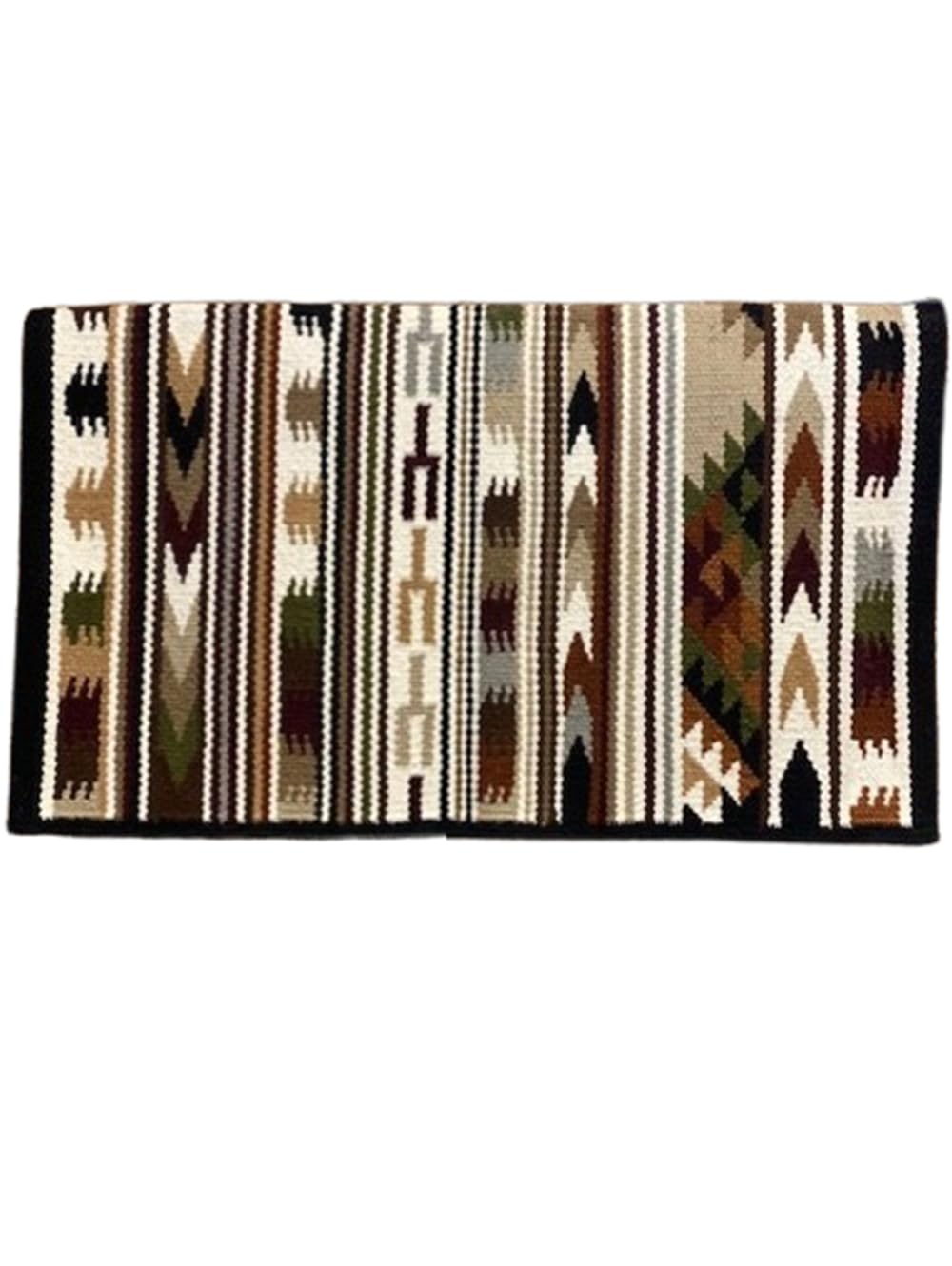 Premium Western Ranch Saddle Blanket - 100% New Zealand Wool Horse Saddle Pad with Sensor Flex Technology (Customizable) A1135 - Perfect for Trail Riding, Rodeos & Western Horseback Riding