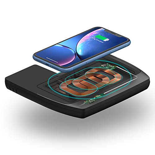KUNFINE OEM Style Qi Wireless Car Charger Pad - Fast Wireless Phone Charging for Honda Civic 2016-2021 | Car Interior Accessories & Upgrades | Perfect for Commuting & Road Trips