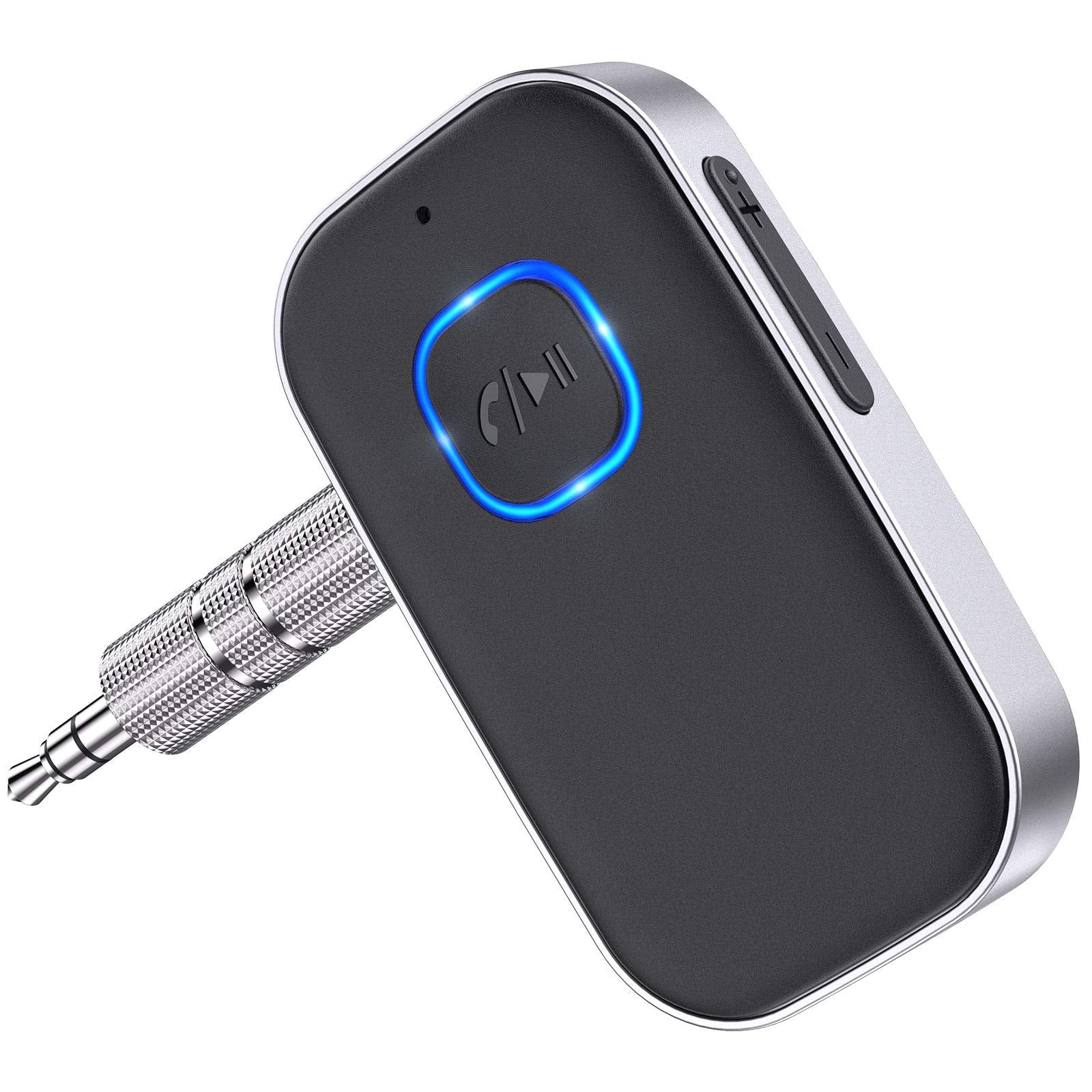 Bluetooth 5.0 Car Receiver with Noise Cancellation - Wireless AUX Adapter for Hands-Free Calling & Music Streaming - Perfect for Commuting, Road Trips & Older Car Audio Systems