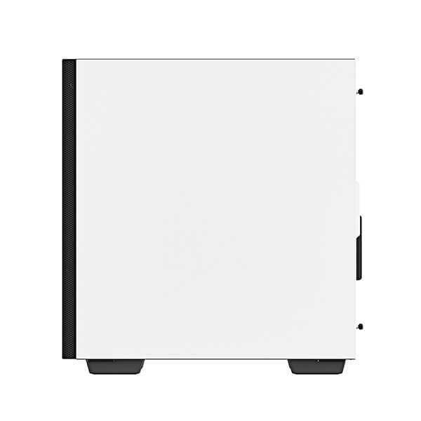 Deepcool MACUBE 110 mATX Mid Tower Computer Case - Tempered Glass Side Panel, White | Compact Gaming PC Build, Home Office & Workstation Setup