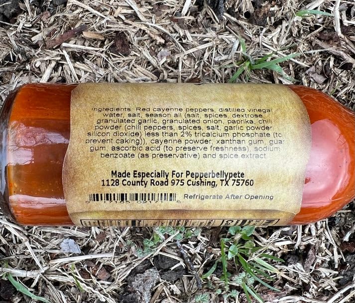 Pepper Belly Pete's Zippy-Zap Gourmet Hot Sauce - Premium Red Cayenne Pepper Sauce 5oz - Perfect for Tacos, Wings & BBQ - Spicy Condiment for Cooking & Gifting