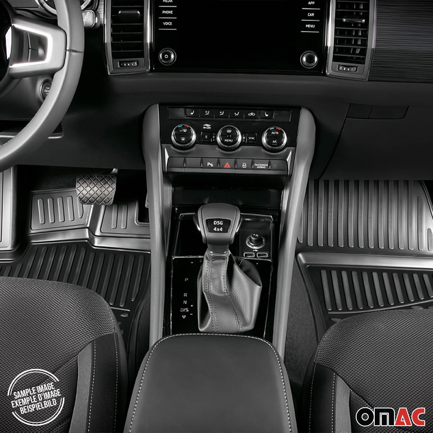 Premium Custom Fit All-Weather Floor Mats & Cargo Liner for Audi Q8 (2019-2025) - 5-Piece Set in Black | Durable Protection for Snow, Mud & Spills | Perfect for Daily Commute, Road Trips & Family Adventures