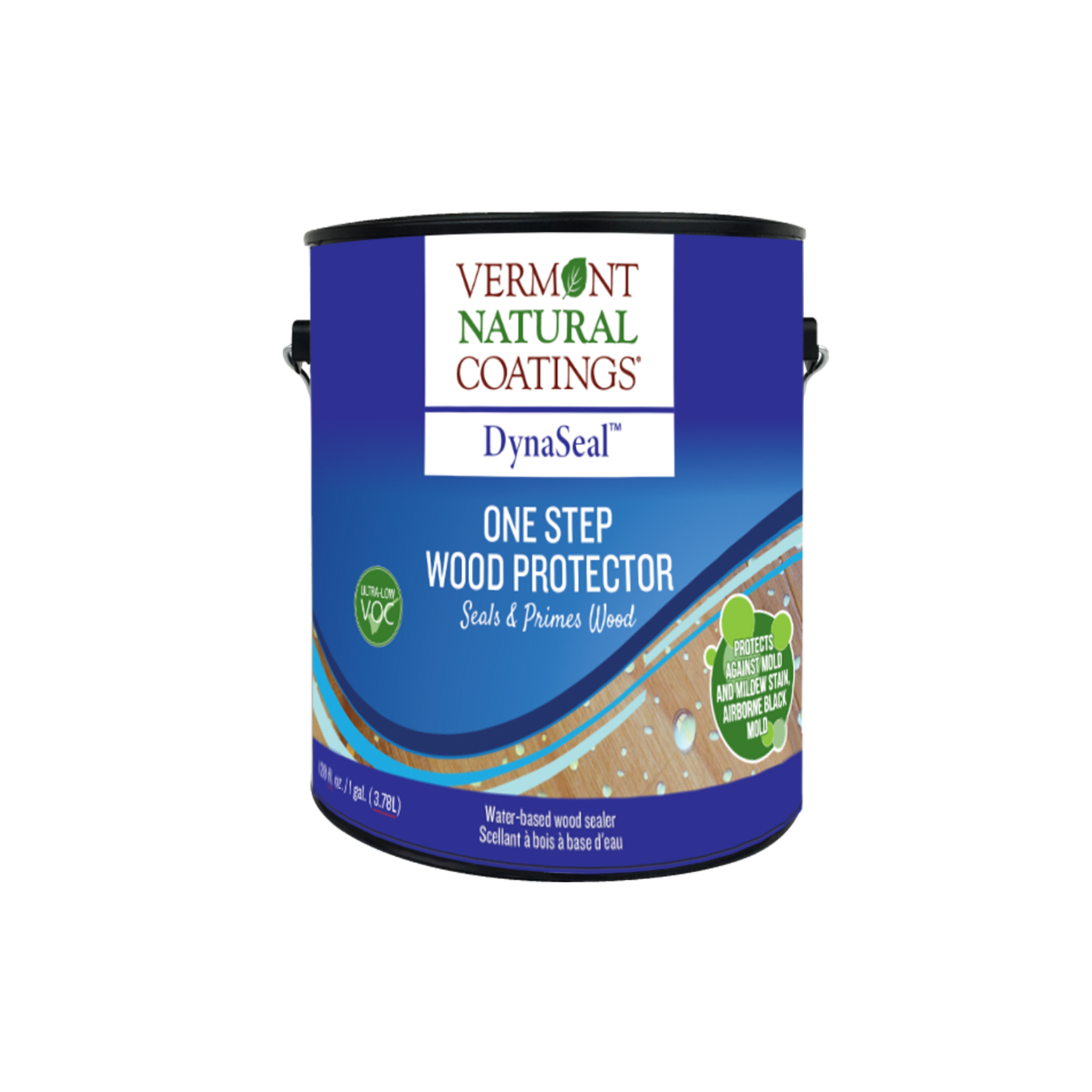 Vermont Natural Coatings DynaSeal One Step Wood Protector - Non-Toxic Wood Sealer & Finish for Indoor/Outdoor Furniture, Decks, Floors - Eco-Friendly Water-Based Formula for Home & DIY Projects
