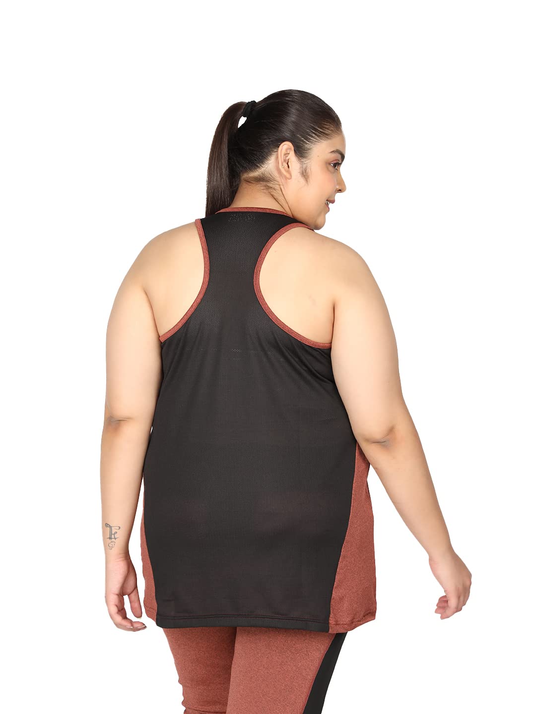 CHKOKKO Women's Plus Size Gym Tank Top - Sleeveless Athletic Workout Shirt for Yoga, Running & Fitness | Regular Fit Sports Vest for Active Women