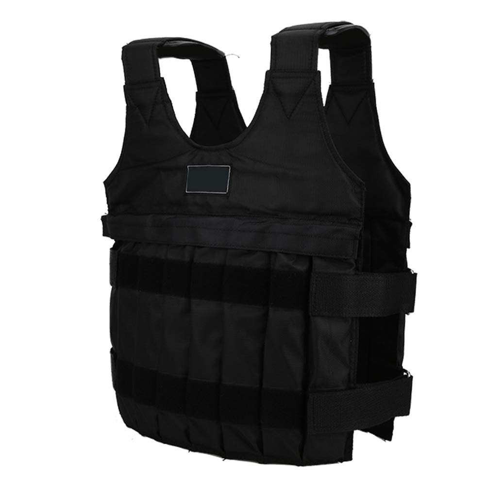 Zerone Adjustable Weighted Vest 20kg Max Load for Running, Fitness Training & Weight Loss - Ideal for Home Gym, CrossFit & Outdoor Workouts