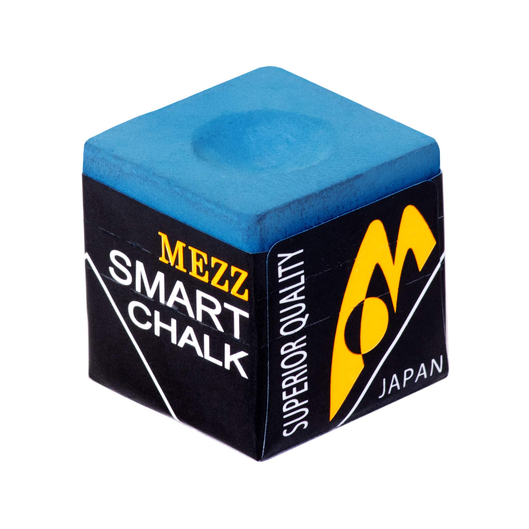 Premium Mezz Smart Pool Cue Billiard Chalk - Blue (1 Piece) - Professional Snooker & Pool Accessories for Enhanced Grip & Precision Shots