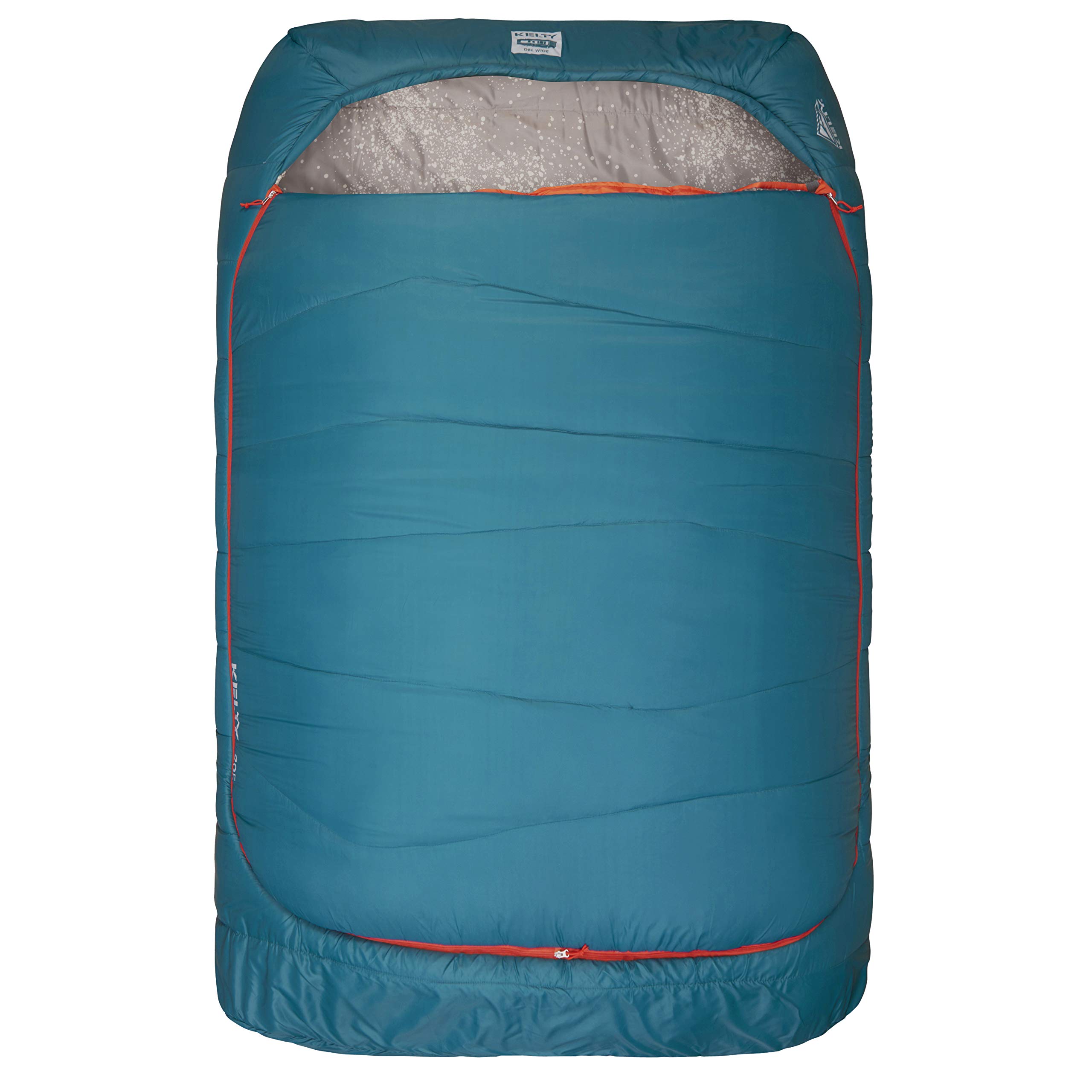 Kelty Tru.Comfort Doublewide 20 Degree Synthetic Two Person Sleeping Bag for Camping - Warm & Spacious Couples Sleeping Bag for Backpacking, Hiking, Family Outdoor Adventures
