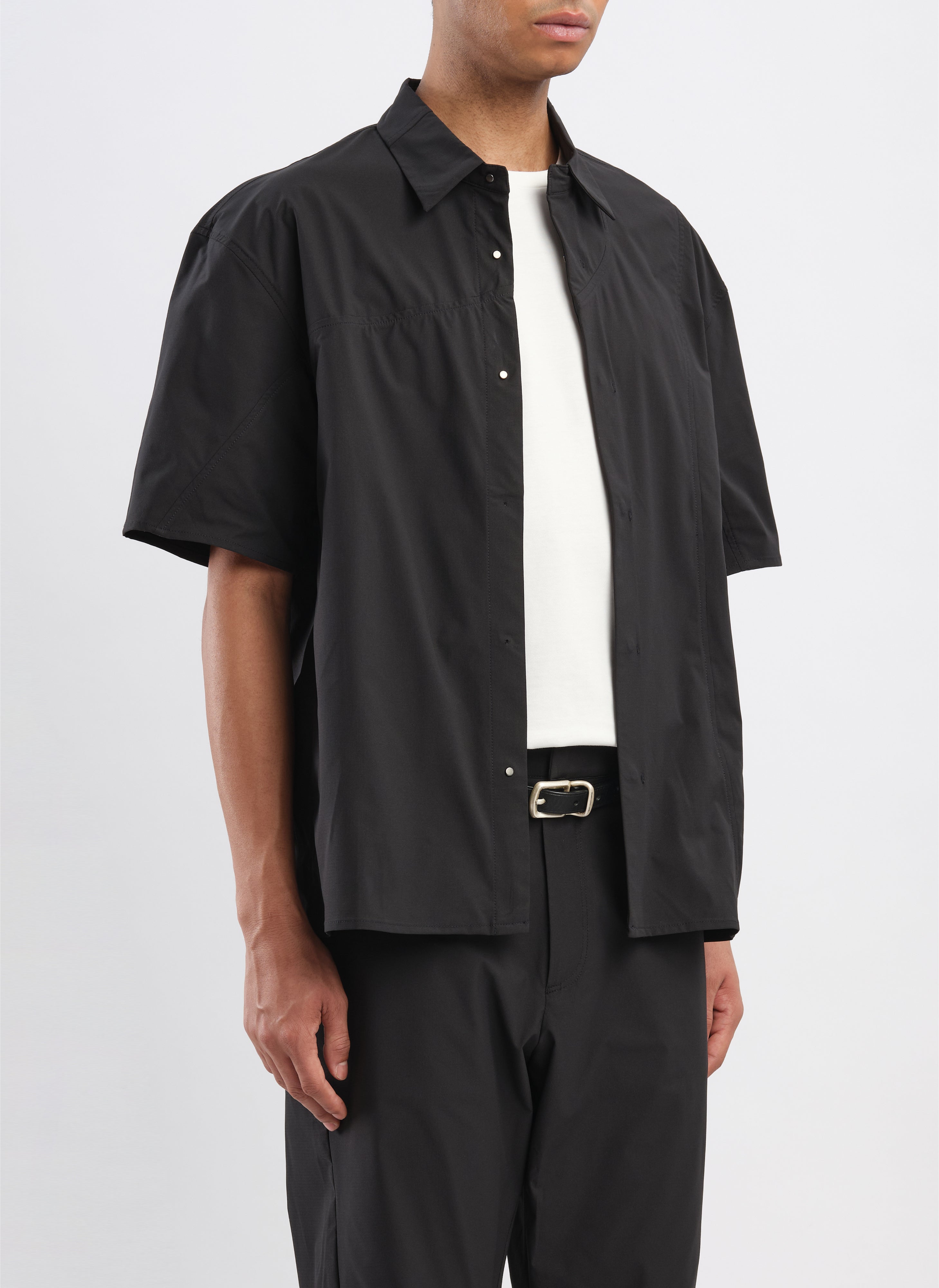 Mini RipStop Solotex Business Pack Blocking Shirt - Lightweight Anti-Theft Travel Shirt for Men with Hidden Pockets | Perfect for Business Trips, Commuting & Outdoor Adventures