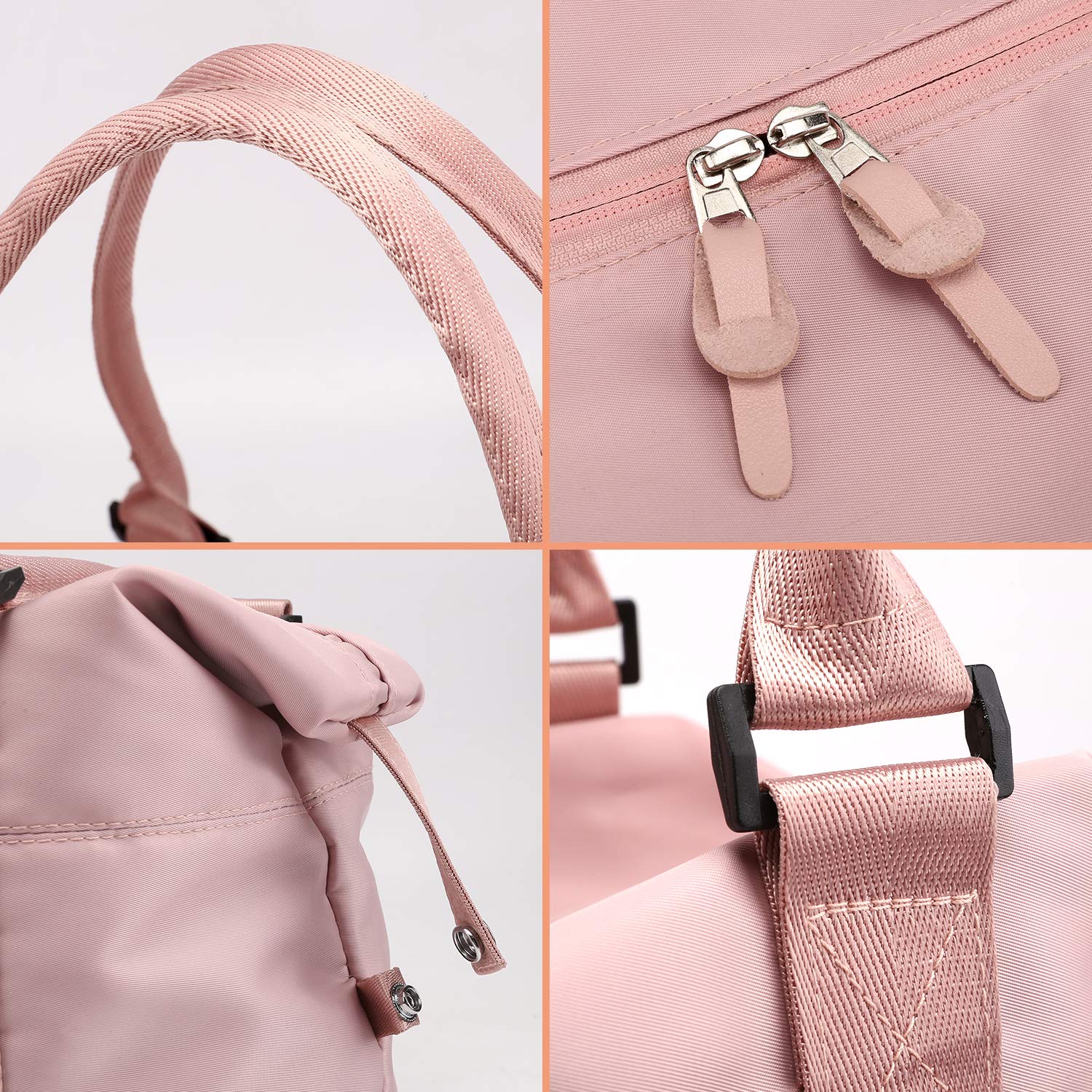 Forestfish Women's Duffle Tote Weekender Bag with Trolley Sleeve - Perfect for Travel, Gym & Weekend Getaways