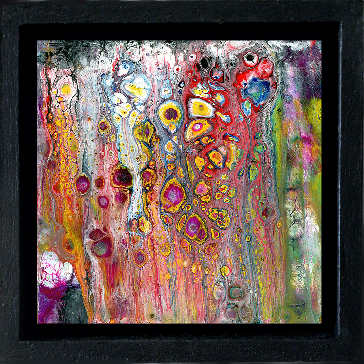 Anthony Ciambella: Framed 4x4 Acrylic on Panel Painting - Perfect for Home Decor, Office Art & Gift Giving
