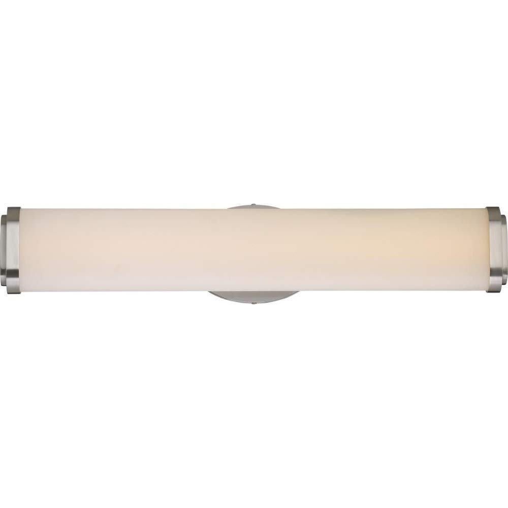 Nuvo 62/912 24-Inch Brushed Nickel Single Light Bathroom Vanity Fixture - Perfect for Modern Bathrooms & Dressing Areas