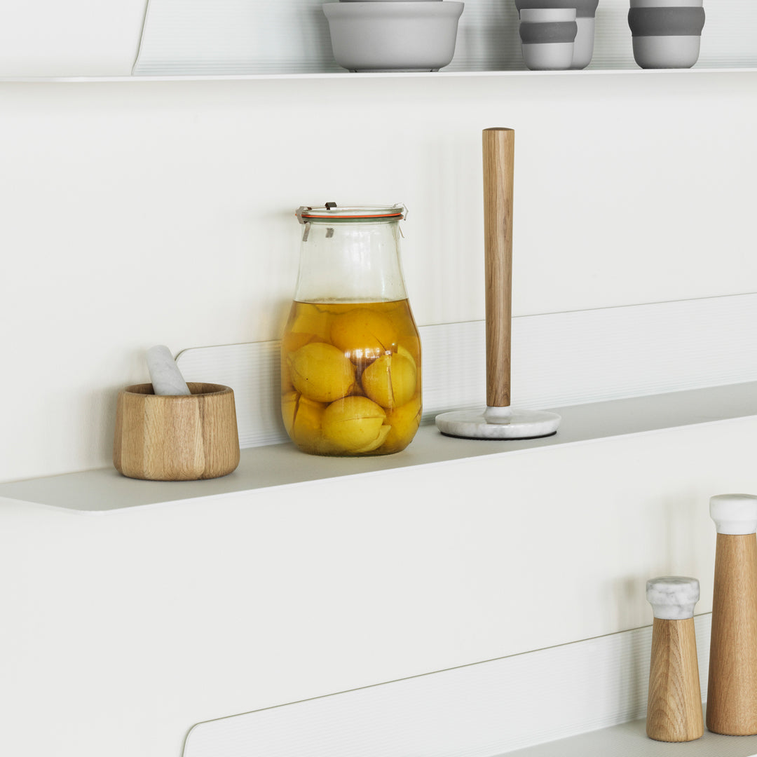 Premium Craft Paper Towel Holder - Set of 4 - Rustic Wooden Kitchen & Bathroom Organizer - Perfect for Farmhouse, RV, and Office Decor