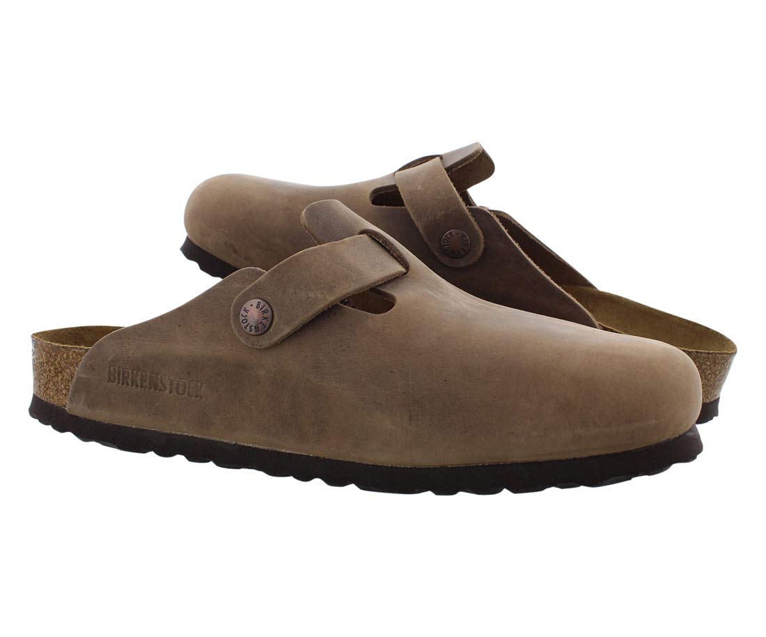 **Birkenstock Boston SFB TOB Oil Leather Unisex Clogs - Size 46 (EU) | Comfortable & Durable Slip-On Shoes for Men & Women | Perfect for Home, Office & Casual Wear**