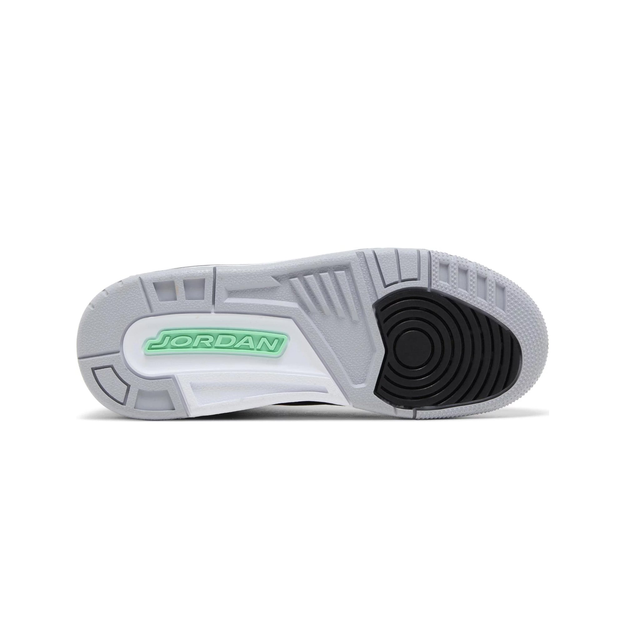 Air Jordan 3 Retro 'Green Glow' GS Sneakers for Women & Girls (2024) - Comfortable Basketball Shoes for Casual Wear & Street Style Fashion