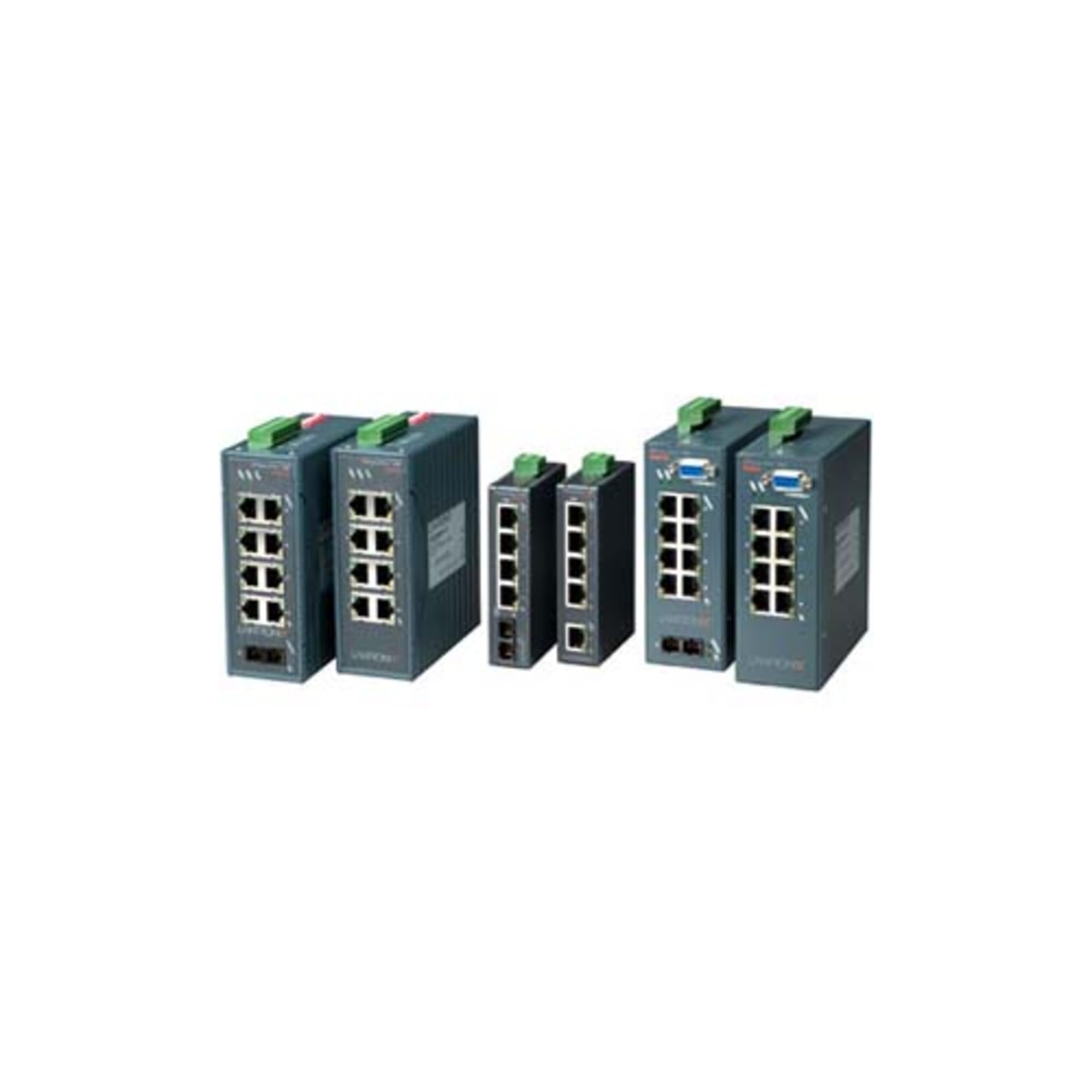 Lantronix XPress-Pro SW 52000 5-Port Industrial Ethernet Switch | DIN Rail Mountable | Rugged Network Switch for Harsh Environments (X52000001-01) | Perfect for Factory Automation, SCADA Systems & Industrial IoT Applications