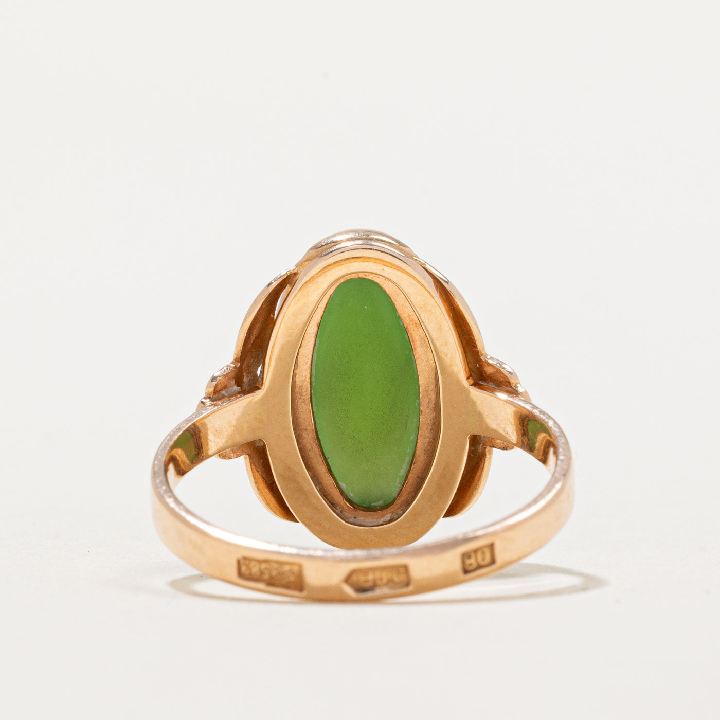 Natural Nephrite Jade Ring for Women | 2.50 Carat Genuine Jade | Size 6.25 | Handcrafted Sterling Silver Band | Elegant Jewelry Gift for Birthday, Anniversary & Special Occasions