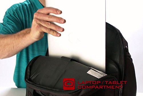 OGIO 411065 Mercury 17英寸商务旅行笔记本电脑双肩背包，黑色，适合办公通勤与短途旅行