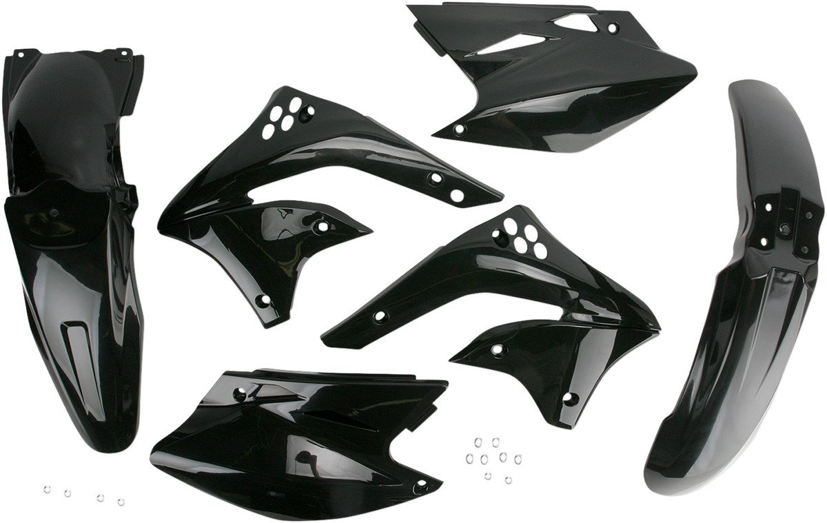 Acerbis Black Body Plastic Kit for Dirt Bikes - High-Quality Replacement Parts for Off-Road Motorcycles | Perfect for Trail Riding & Motocross Racing