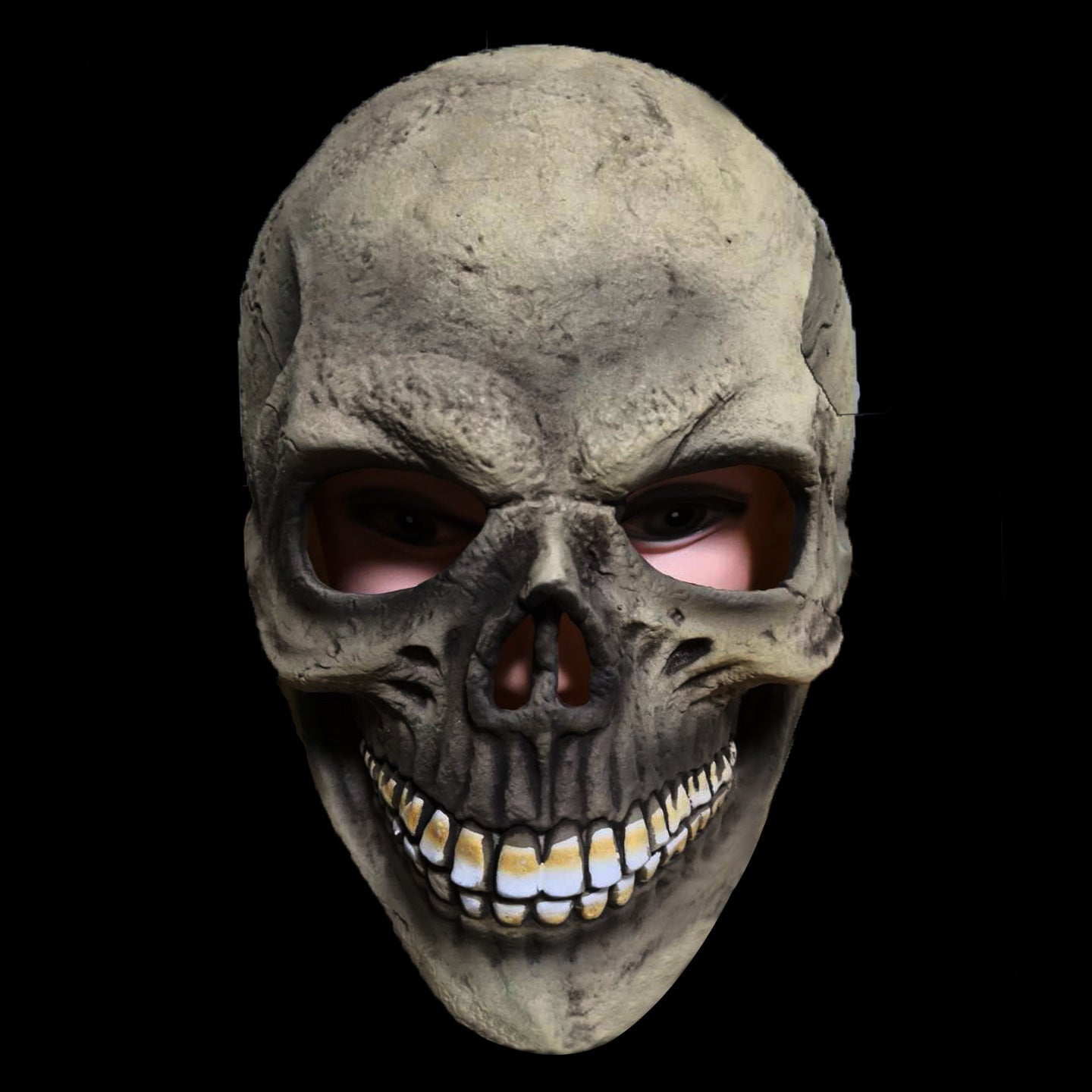 Scary Halloween Skull Mask for Adults - Realistic 3D Latex Costume Accessory for Horror Parties, Cosplay & Trick or Treat
