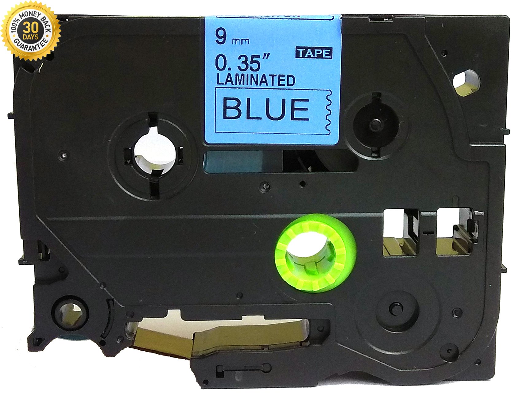 NEOUZA 5PK Brother P-Touch Compatible Laminated TZe TZ Label Tapes - 9mm (3/8 inch) for Models B21, 421, 521, 621, 721 - Black Print on Orange, Red, Blue, Yellow & Green Colors - Perfect for Office Organization, Shipping Labels & Home Storage