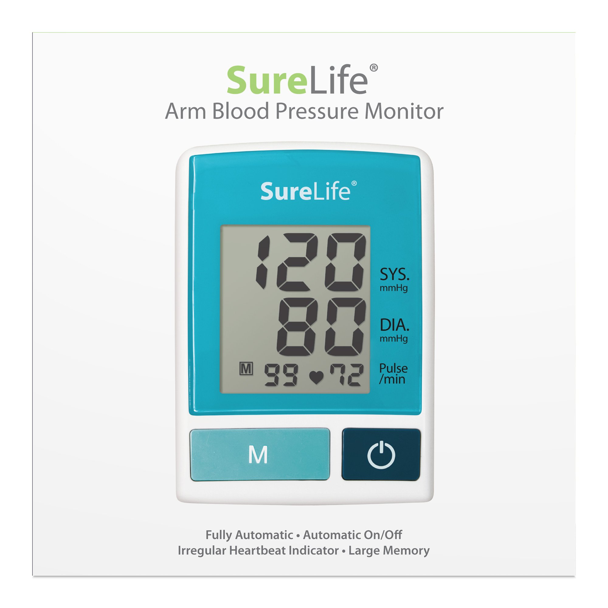 SureLife Classic Arm Blood Pressure Monitor with Regular Cuff - Accurate Digital BP Machine for Home Use (1 per Box) - Ideal for Daily Health Monitoring & Heart Care