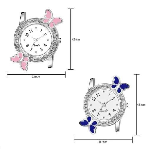 Analog Pink and Blue Girls Watch (SR-739) - Waterproof Fashion Watch for Teens, Kids - Perfect for School, Parties & Everyday Wear