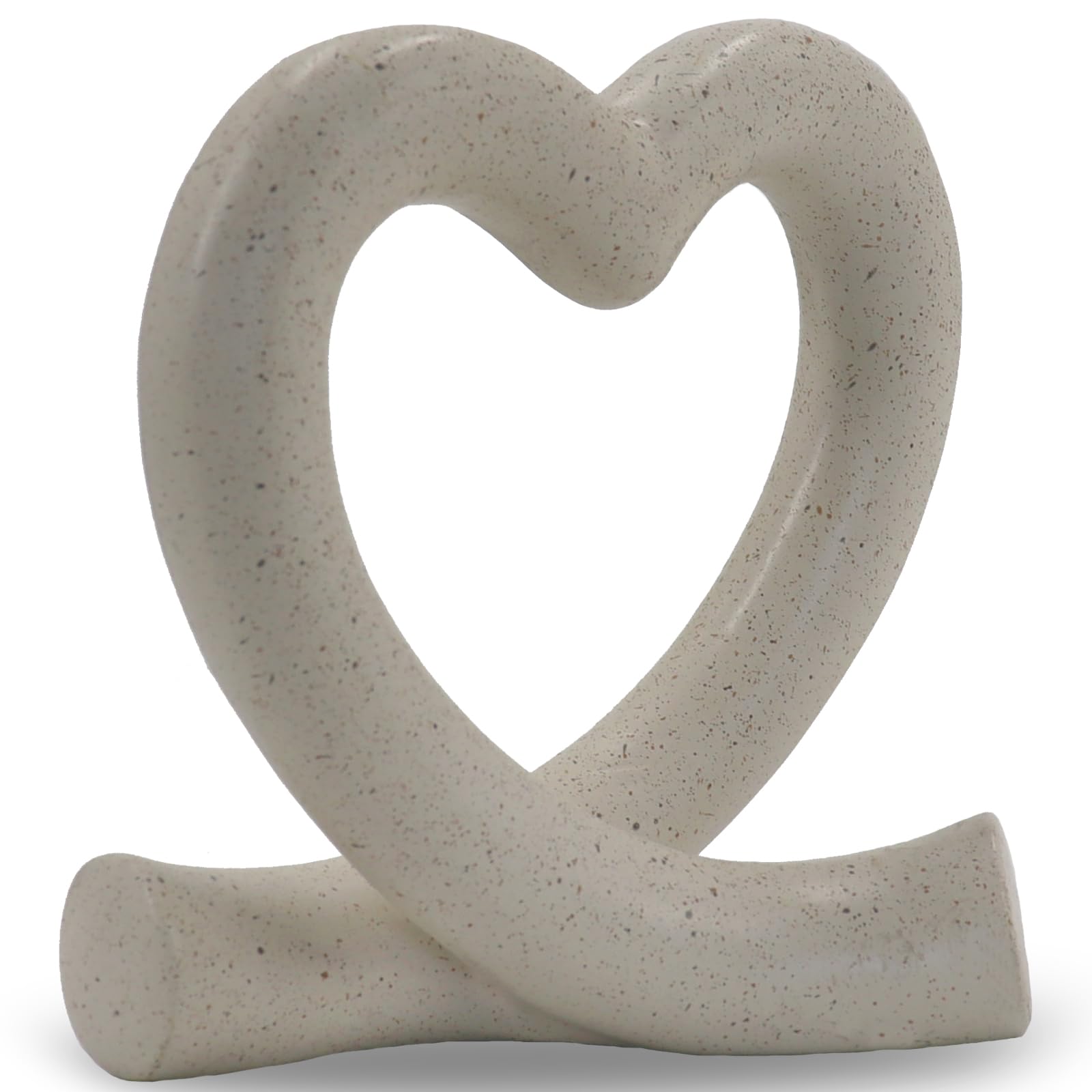 Heart Sculpture Home Decor - Modern Love Line Aesthetic Statue - Unique Ornament for Living Room, Coffee Table, Bedroom & Shelf - Romantic Gift for Couples, Anniversaries & Valentine's Day - Perfect for Home Decor, Wedding Gifts & Interior Design