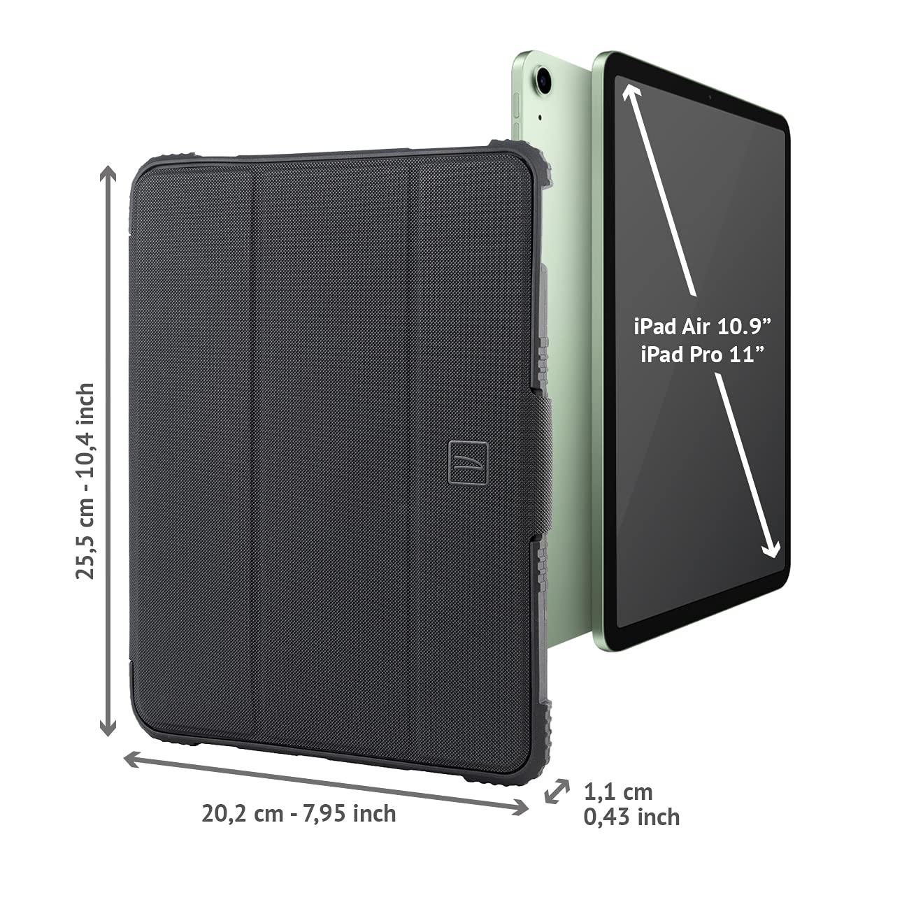TUCANO EDUCO Rugged Protective Case for 10.9” iPad Air 2020 & 11